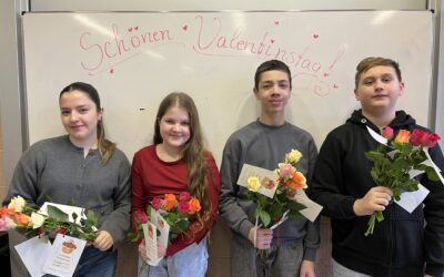 Rosenaktion der SMV zum Valentinstag